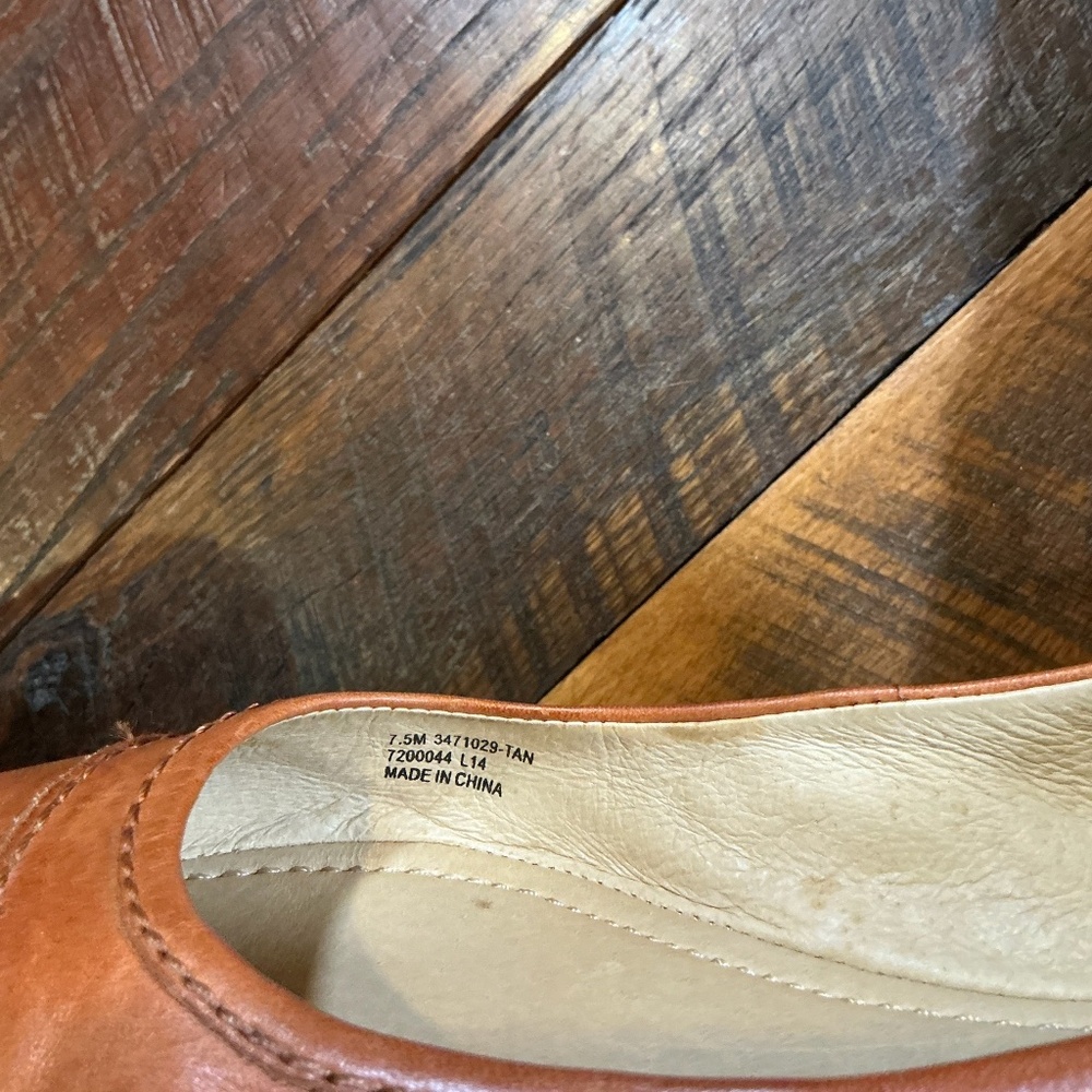 Frye Alicia Ballet Flats Brown Leather Women’s Size 7.5 - Picture 9 of 10